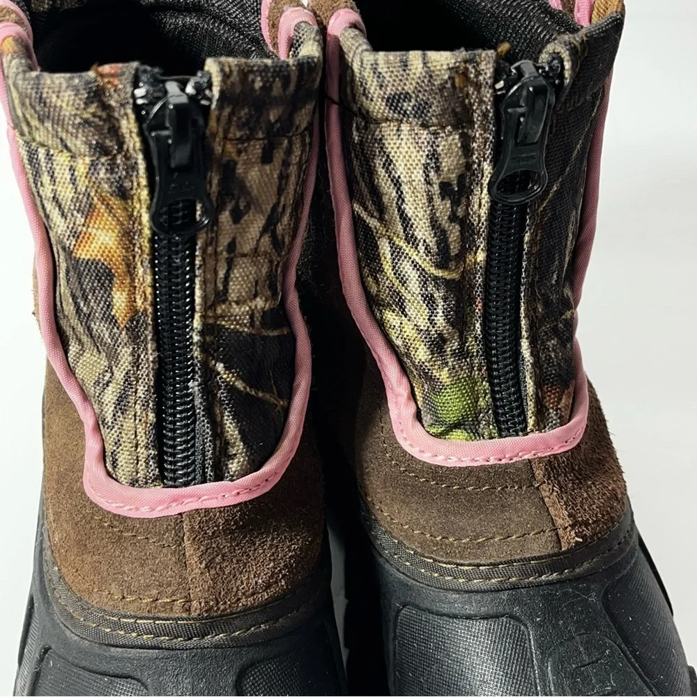Itasca Girls Waterproof Snow Stomper Winter Boot Camouflage Pink Kids‎ 9 READ